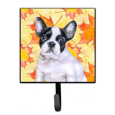 Jensendistributionservices French Bulldog Black White Fall Leash or Key Holder MI1710659